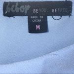 Bebop Charlotte Russe Be Bop Baby Blue Bow Front Sleeveless Romper NWT Photo 4