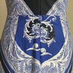 ASOS  blue and white paisley mini dress Photo 10