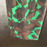 Milly  Green‎ Floral Print Skirt Size 4 Photo 4