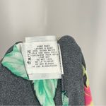 Vintage Beach Cabana Size 16 Hawaiian Floral Dress Skirt Swimsuit Modest Modest Black Photo 6