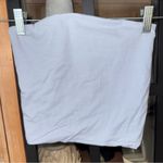 Brandy Melville  strapless tube top light sky blue pastel cropped lined Photo 1