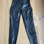 Spanx Large Faux Leather Leggings, Quilted leggings Photo 5