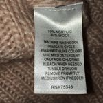 Kaisely  Anthropology’ sweater cowl neck Size Small pink tan soft tie neck roomy Photo 4