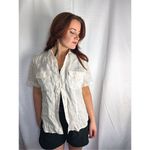 Jordan  linen button down top Photo 3