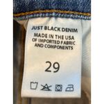 Just Black  Denim Size 29 Medium Blue Wash Jeans Photo 3