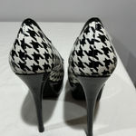 Charlotte Russe Woman’s  Platform Stiletto Black & White Patent Leather Shoes 6 Photo 8