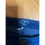 Loft Denim Leggings Sz 14 Dark Wash Slimming Casual Everyday Style Photo 2