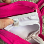Two Piece Bikini Hot Pink Women’s XL High Waisted Halter Top Good Coverage Photo 5