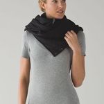 Lululemon  Gray Black Multi Wear Soft Vinyasa Scarf Wrap Photo 0