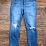 Madewell  • 9" Mid-Rise Skinny Crop Jeans Delmar Wash: Eco Edition distressed Photo 2