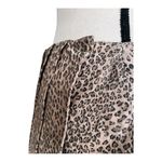 Vintage 80s Leopard Print Leather Women's Wrap Skirt Size M Brown Size M Photo 7