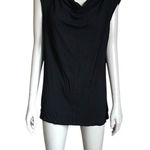 White House | Black Market WHBM Black Scoop Neck Short Sleeve Top Photo 0