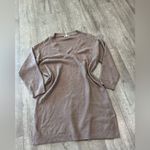 Chic Beige Long Sleeve Sweater Dress Tan Size 1X Photo 3
