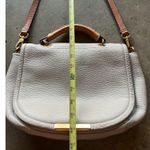 Marc by Marc Jacobs  Classic Natasha Crossbody Bag White Cream Pebbled Leather Photo 3