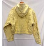 TNA Mega Quilted Butter‎ Yellow Cozy Fleece Jacket Fall Winter Warm Medium Photo 2
