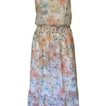 Maurice's Floral Halter Midi Dress, Large Photo 0