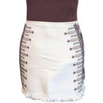 ZARA Trafaluc Collection Fringe Embroidered Skirt Photo 0