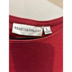 Rebecca Malone Rebecca Malone Burgundy 3/4 Sleeve Top Womens Size L Casual Knit Tee Photo 2