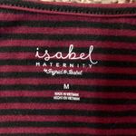Isabel Maternity  Striped Dress Womens M Used Midi Photo 6
