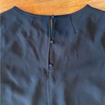 J.Crew Drapey Crepe Tiered Bell Sleeve Top Black Size 6 Photo 3