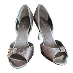 Nine West open toe NW Jellzey satin party/evening shoes Photo 1