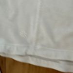 Athleta ‎ Top Womens Small White Back 1/4 Zip  Activewear Long Sleeve Thumbholes Photo 2