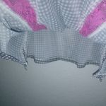 Jezebel L Sexy Pink Lace Trimmed Black White Checked Camisole Top Size L Photo 5