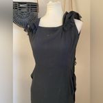 Vintage Milmont Original Black Lace Bow Dress Photo 1