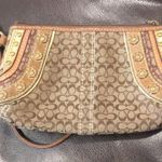 Coach Signature C Jacquard Embroidered Studded Wristlet Hobo Shoulder Bag SET Photo 10