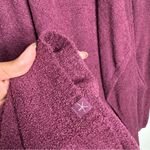 Barefoot Dreams  Cozychic Lite Cardigan In Berry Burgundy Style 903 Size S/M‎ Photo 6