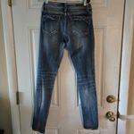 Buckle Black Fit No 53 Ankle Skinny Jeans Women 24 (28x30) Ripped Denim Distress Blue Photo 1