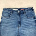 Pilcro High Rise Cigarette Jean Size 31 Slim Straight Leg High Waist Raw Hem Photo 4