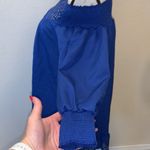 Fashion Collection blue open flower off shoulder mini dress Size XL Photo 3