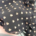 Cami NYC  The Heart Burnout Black Gold Silk Tank Top Camisole XS Photo 3