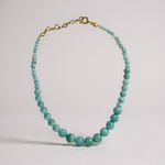 Talbots Teal beaded necklace Photo 1