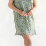 Natural Life  Frankie Knit Cotton Tee Breezy Mini Floral Dress Size M Bohemian Photo 0