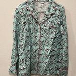 Lands' End Penguin Print Pajama Top Photo 0