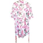 Show Me Your Mumu Brie Pink Floral Short Sleeve Robe O/S Photo 5