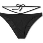 Shade & Shore Women's Strappy High Leg Extra Cheeky Bikini Bottom Photo 3