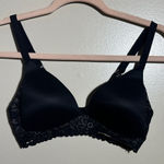 Aerie Sunnie Black Lace Wireless Pullover Bra 32C Photo 0