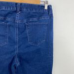 Chico's  Womens High Waisted Denim Jeans Straight Leg Stretch Size M 1.5 Photo 7