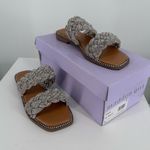 Madden Girl Piaa Braided Embellished Slide Flat Sandals size 6 Rhinestone NEW Photo 2
