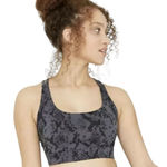 Joy Lab Strappy Sports Bra XS Dark Gray Black Stretch Photo 0