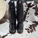 MARC ALPERT 100% LEATHER WESTERN STUDDED BOOTS BURNING MAN SIZE 8.5 A13 Black Photo 8