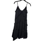 Rebecca Minkoff  Sasha Black Sleeveless Ruffle Mini Dress Sz. XS Photo 2