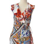 Robert Graham  Silvan Silk Printed Wrap Dress Photo 8
