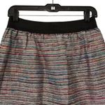 Eight Sixty Metallic Holiday Party Silk Blend Mini Skirt Photo 3