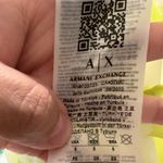 A/X Armani Exchange High Low Dress in Lime and White eco viscose rare size 6 Green Photo 6