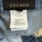 Escada Women's VTG Denim Jeans 12 With Slits And Bows Details Blue Photo 8