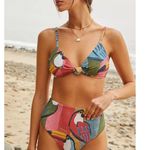 Farm Rio Toucan Bikini Top Size Large Photo 3